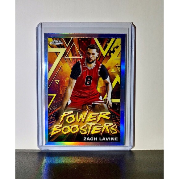 Zach Lavine 2023-24 Topps Chrome NBA #PB-3 Power Boosters Refractor Card Bulls - Picture 1 of 2
